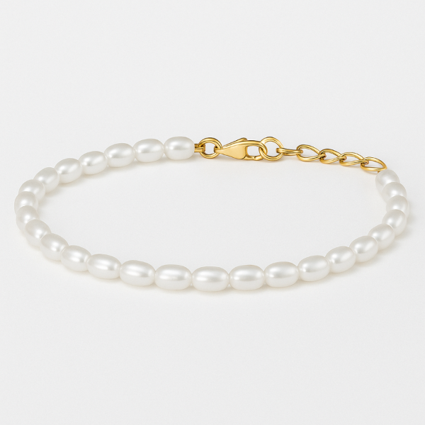 "Painted Lady" Pearl Bracelet