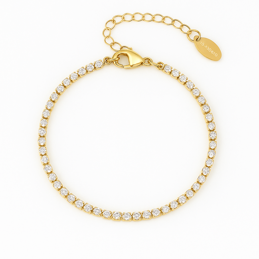 "Forget-Me-Not" Tennis Bracelet