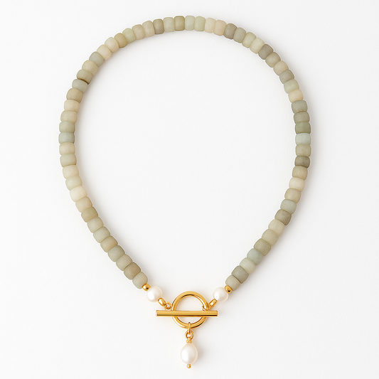 "Carnation" Bead Necklace