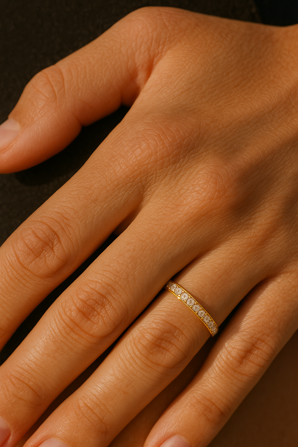 "Cascade" Adjustable Ring