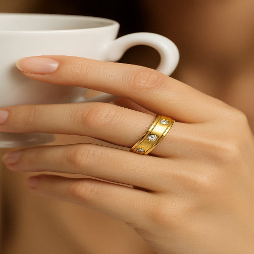 "Camellia" Fidget Ring