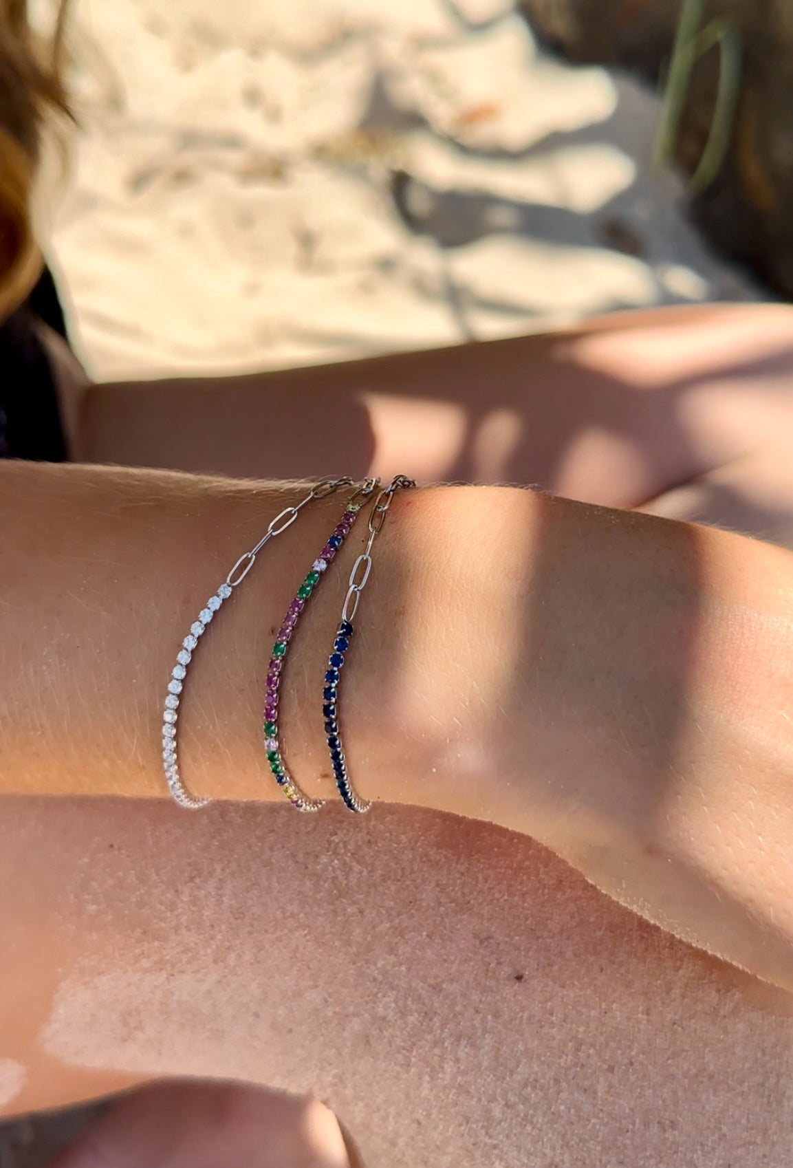 "Cascade" Tennis Bracelet