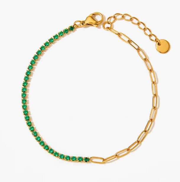 "Cascade" Tennis Bracelet