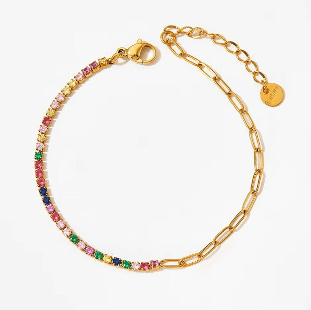 "Cascade" Tennis Bracelet