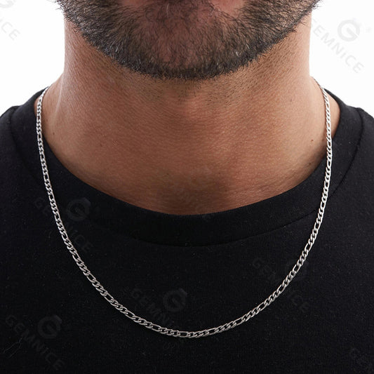 Waterproof Silver chain necklace