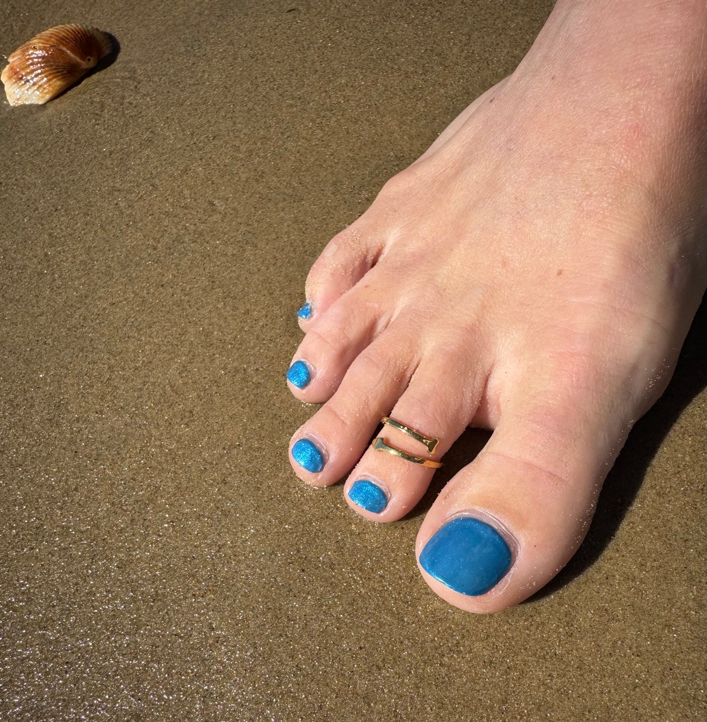 "Bird of Paradise" Toe Ring