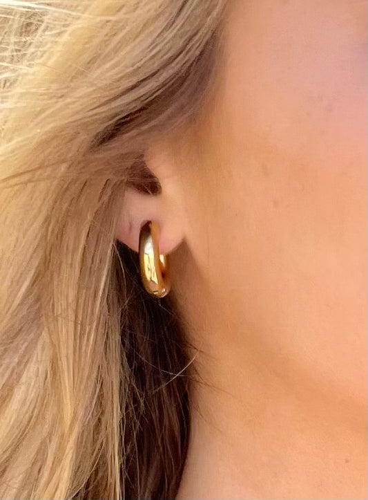 "Gladiolus" Huggie Earrings