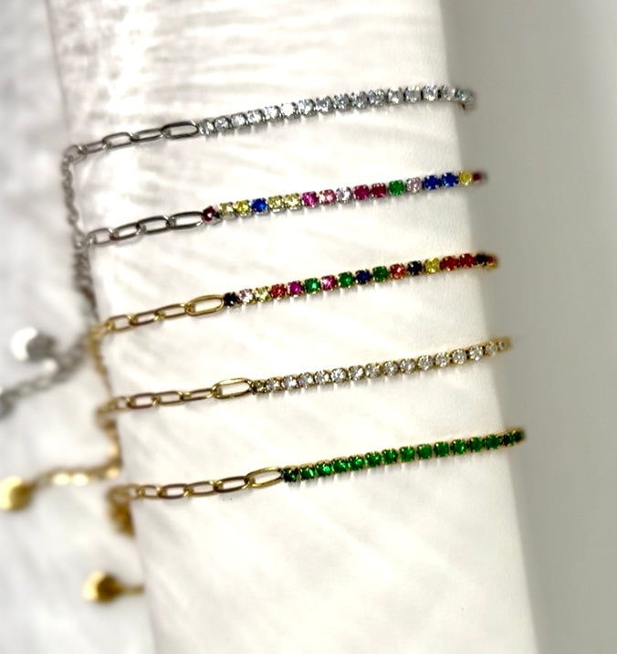 "Cascade" Tennis Bracelet