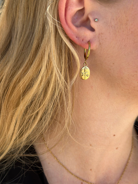 "Wyldflower" Pendant Earrings