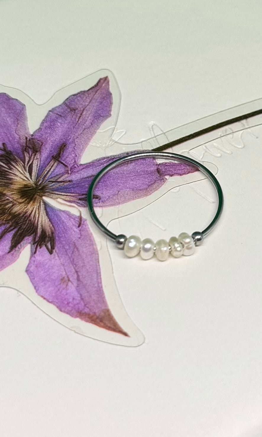 "Aspen Daisy" Pearl Ring