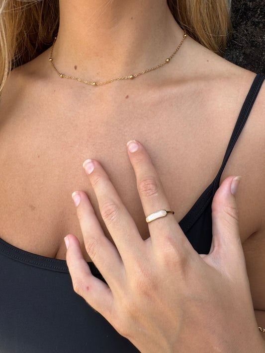 "Night Shade" Beaded Necklace