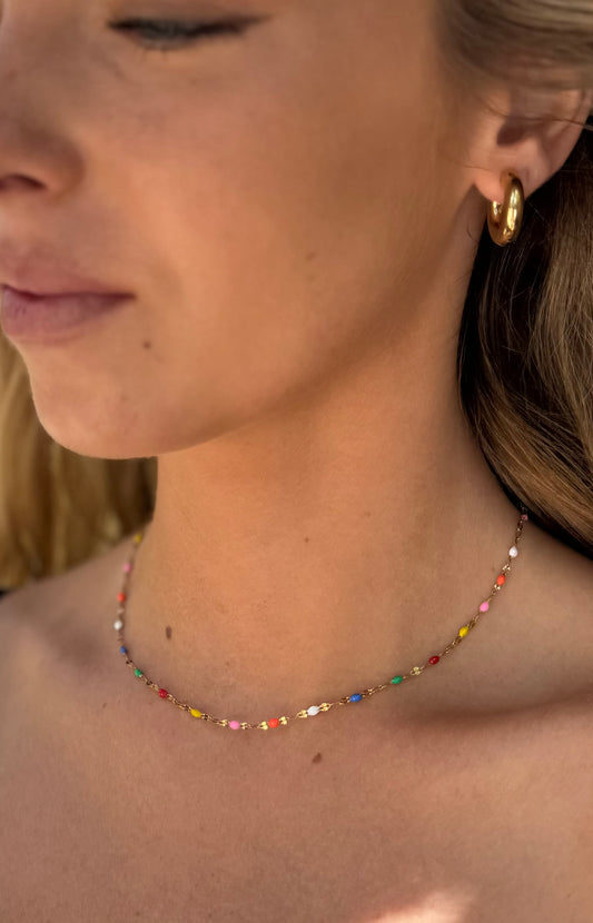 "Arizonia Poppy" Bohemian Necklace