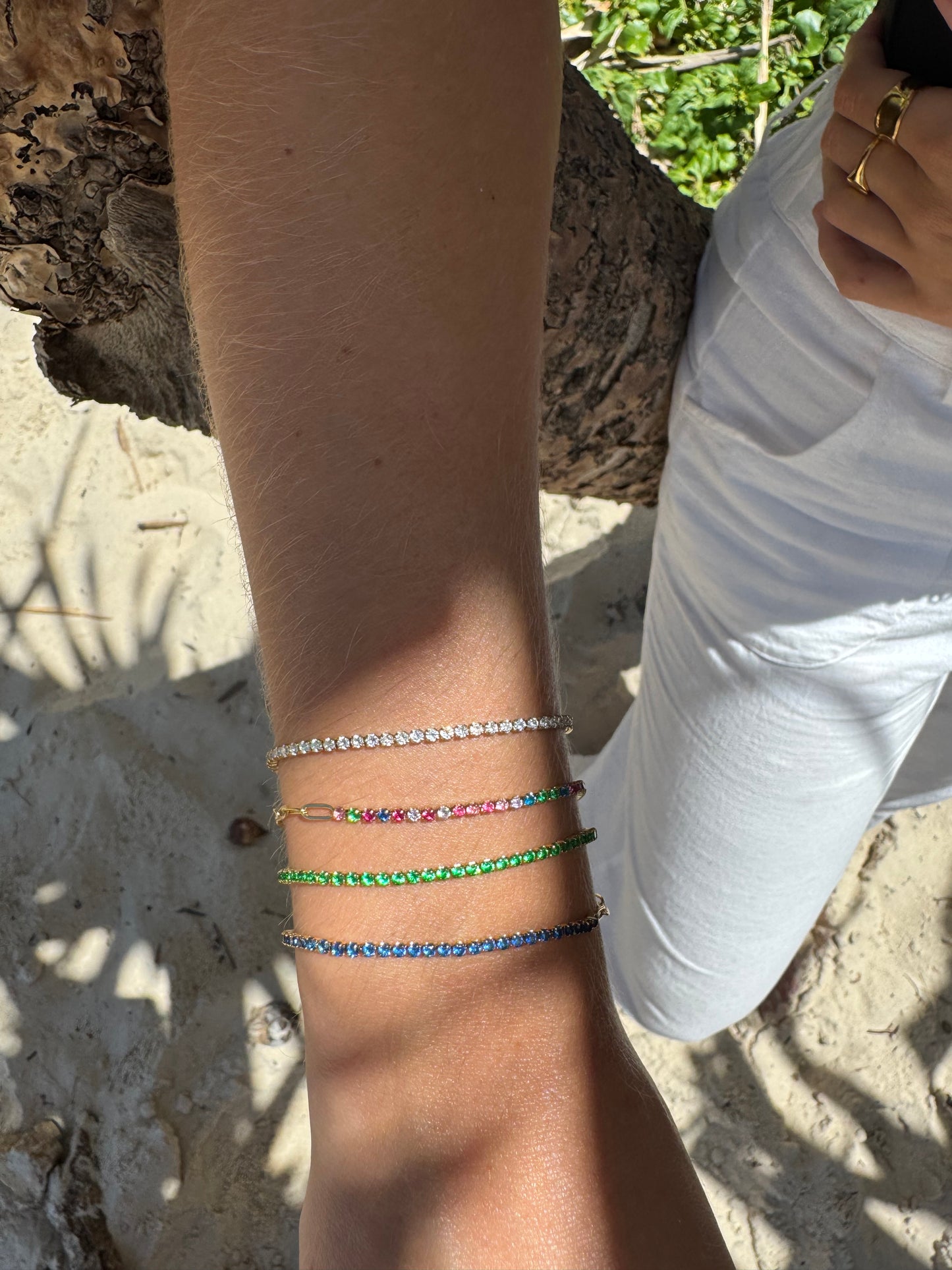 "Cascade" Tennis Bracelet