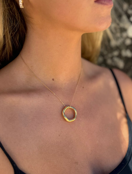 "Waratah" Hallow Necklace