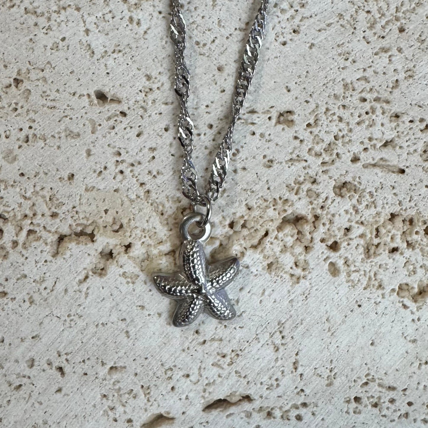 "Sea Holly" Starfish Necklace