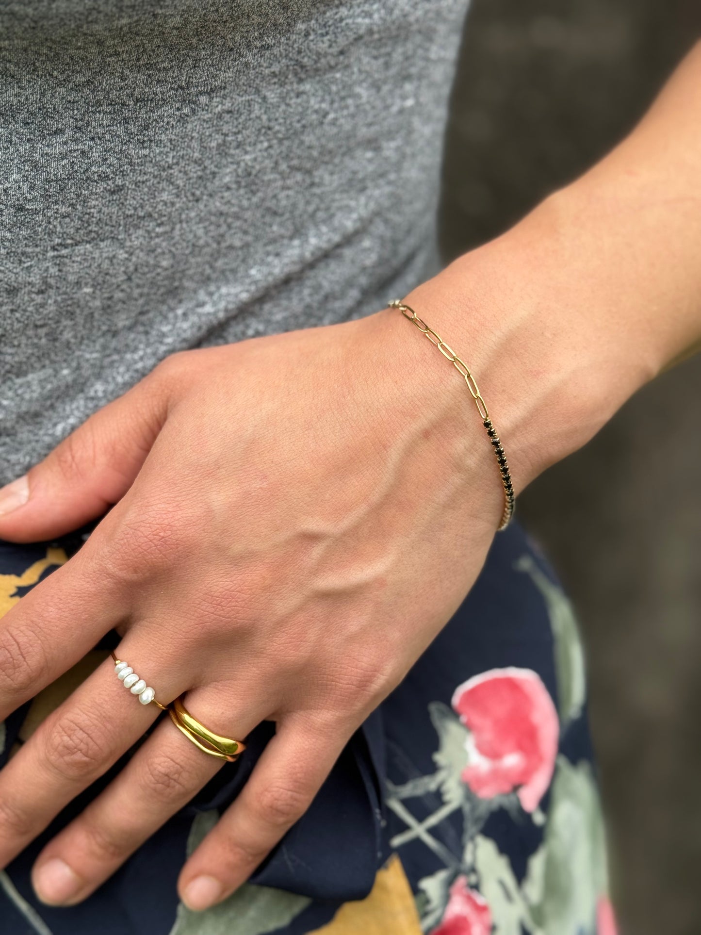 "Cascade" Tennis Bracelet