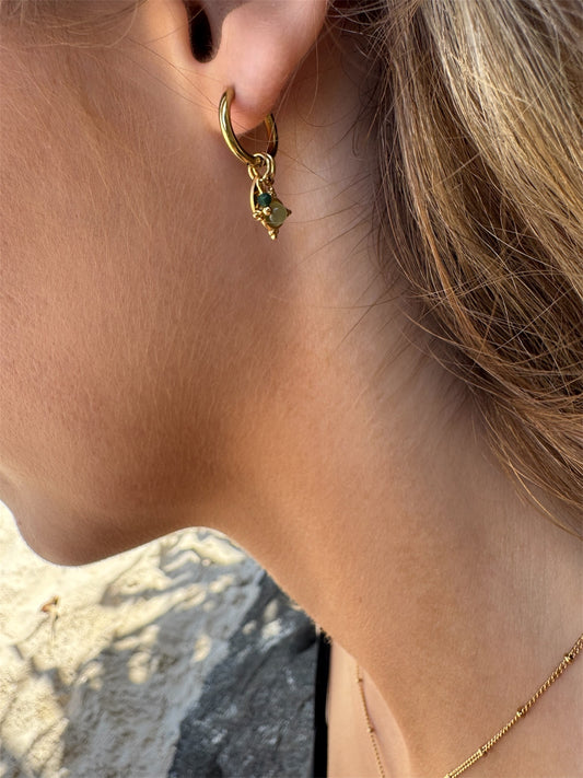 "Carnation" Pendant Earrings