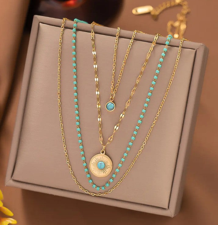 "Delphine" Layered Necklace