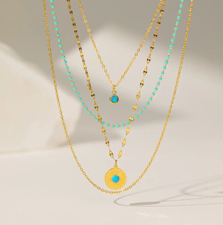 "Delphine" Layered Necklace