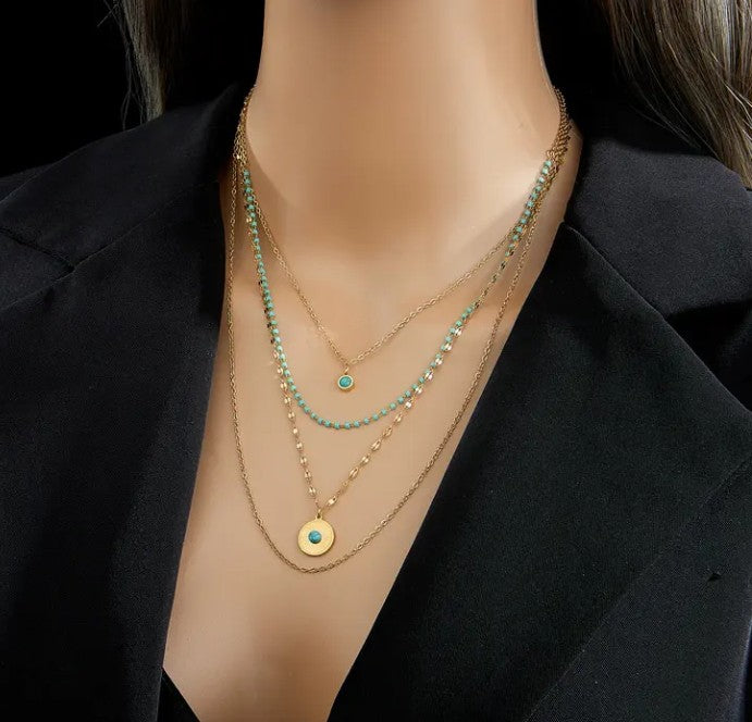 "Delphine" Layered Necklace