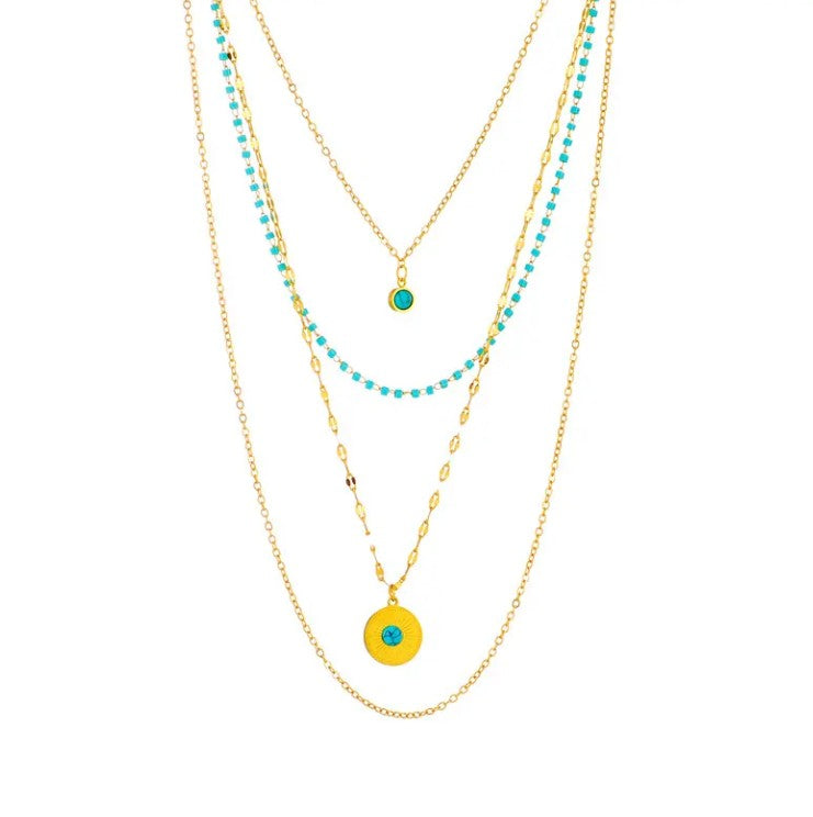 "Delphine" Layered Necklace
