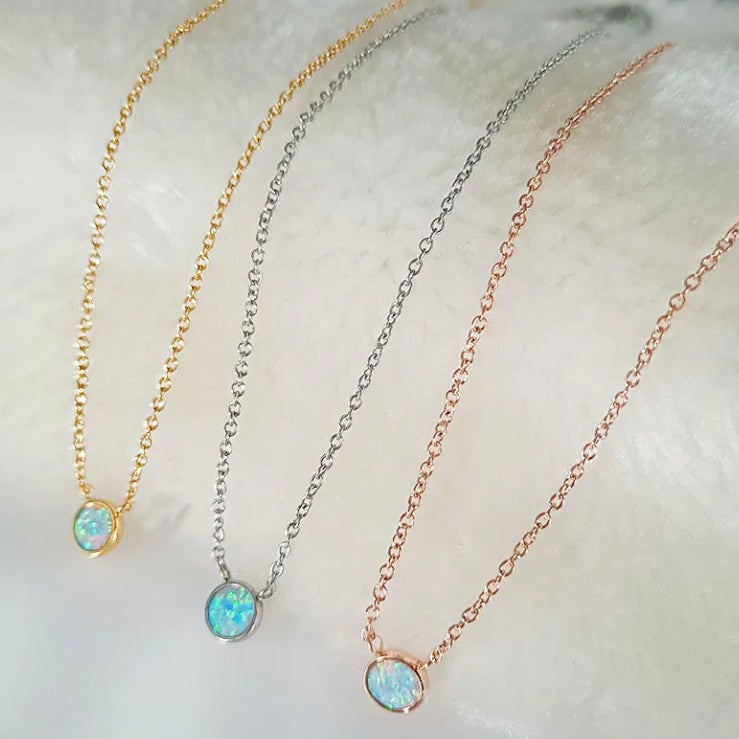 "Iris" Opal Necklace