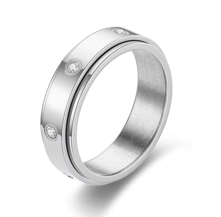 "Camellia" Fidget Ring