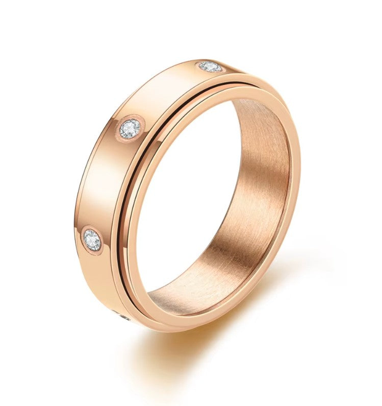 "Camellia" Fidget Ring