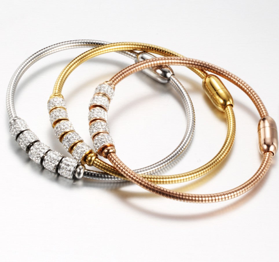 "Geranium" Fidget Bangle