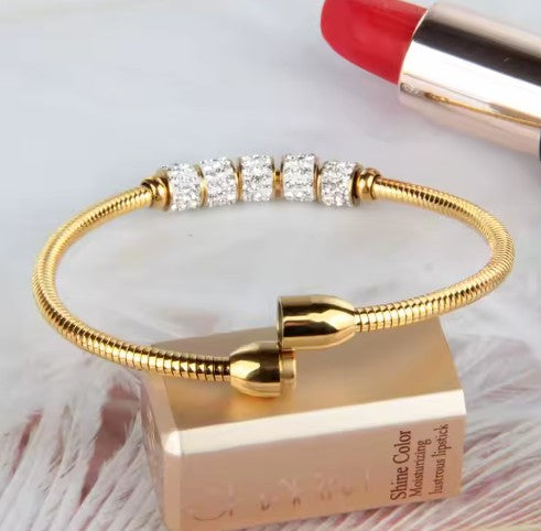 "Geranium" Fidget Bangle