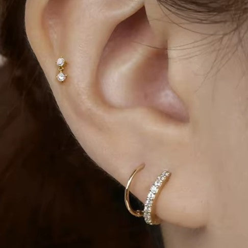"Peony" Helix Earring