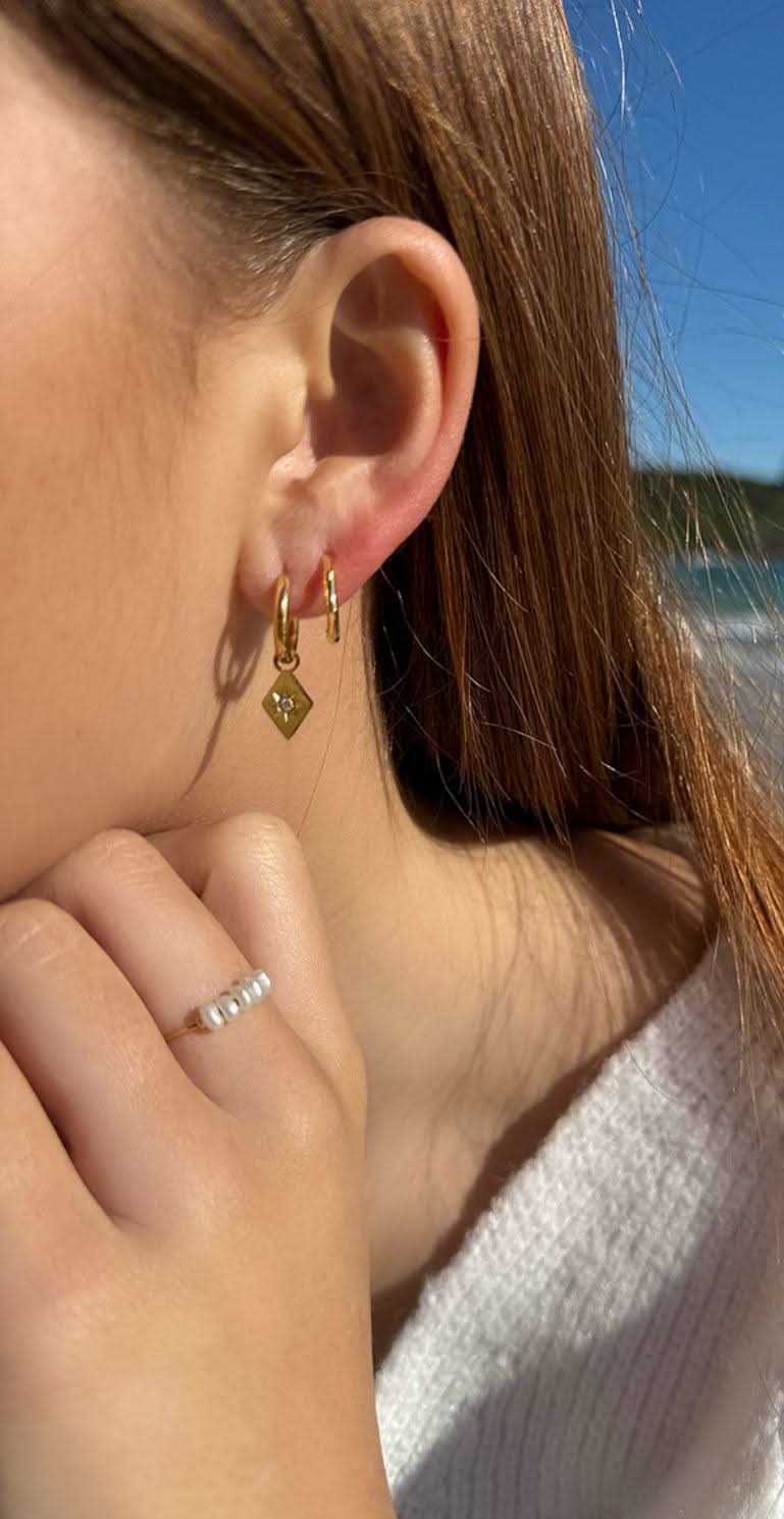 "Aspen Daisy" Pearl Ring - Wyldflower Jewellery