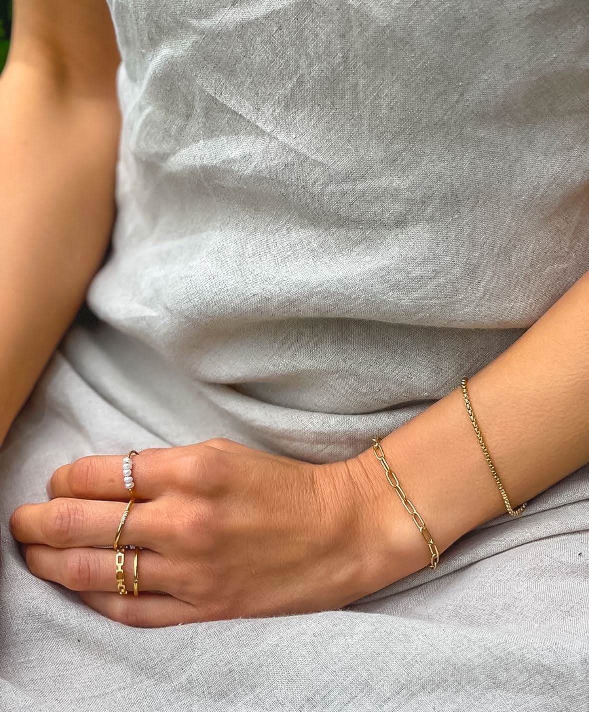 "Aspen Daisy" Pearl Ring - Wyldflower Jewellery