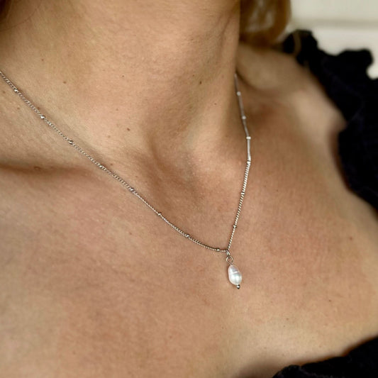 "Blossom" Pearl Necklace - Wyldflower Jewellery