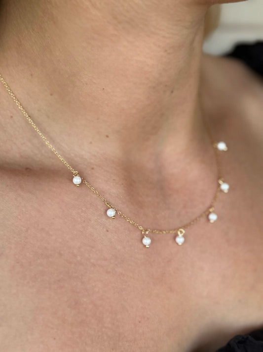 "Daphne Odora" Pearl Necklace - Wyldflower Jewellery
