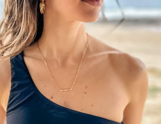 "Mama" Pendant Necklace - Wyldflower Jewellery