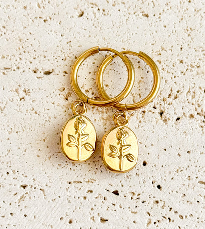 "Wyldflower" Pendant Earrings
