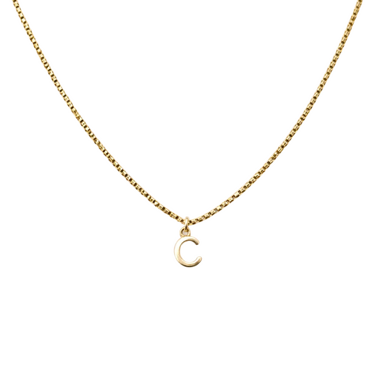 "Gerbera" Initial Necklace