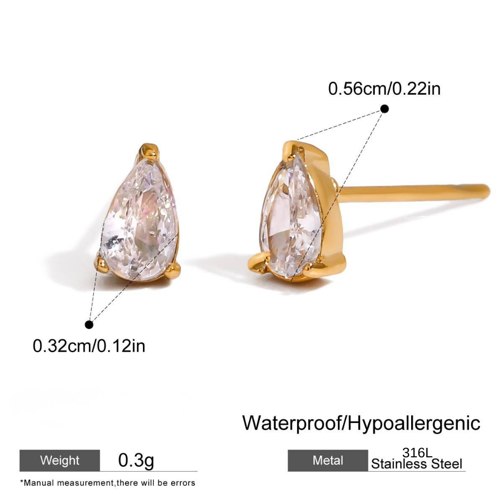 "Dewdrop" Stud Earrings
