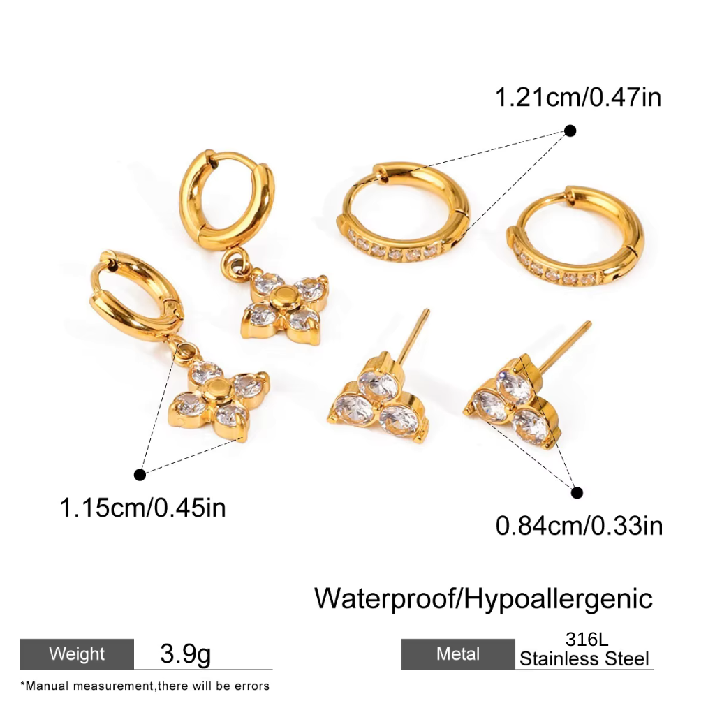 "Aquilegia" Ear Alchemy Set