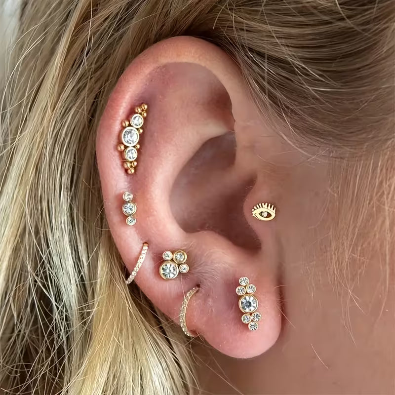 "Violet" Helix Earring