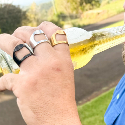 "Hemlock" Bottle Opener Ring