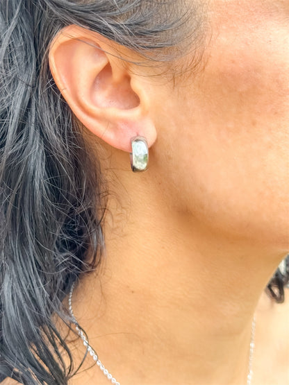 "Zinnia" Hoop Earrings