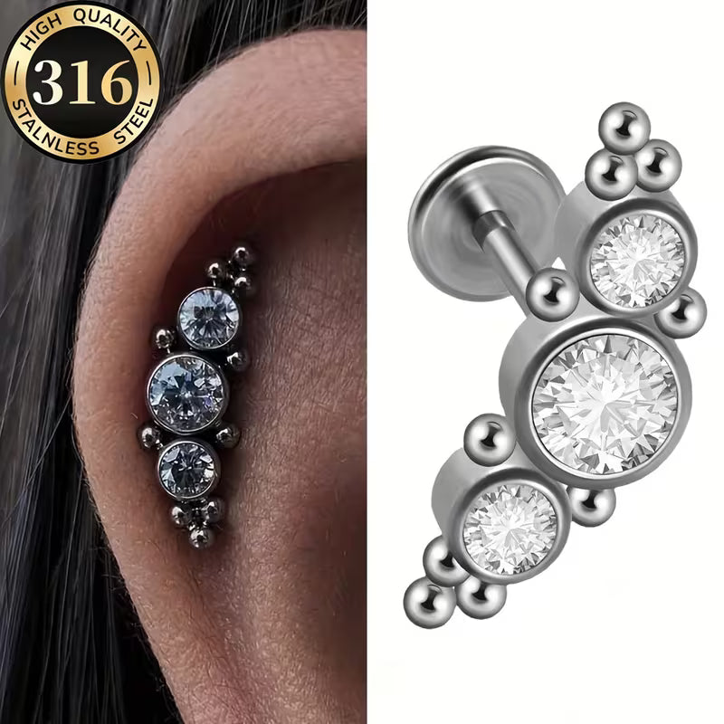 "Violet" Helix Earring