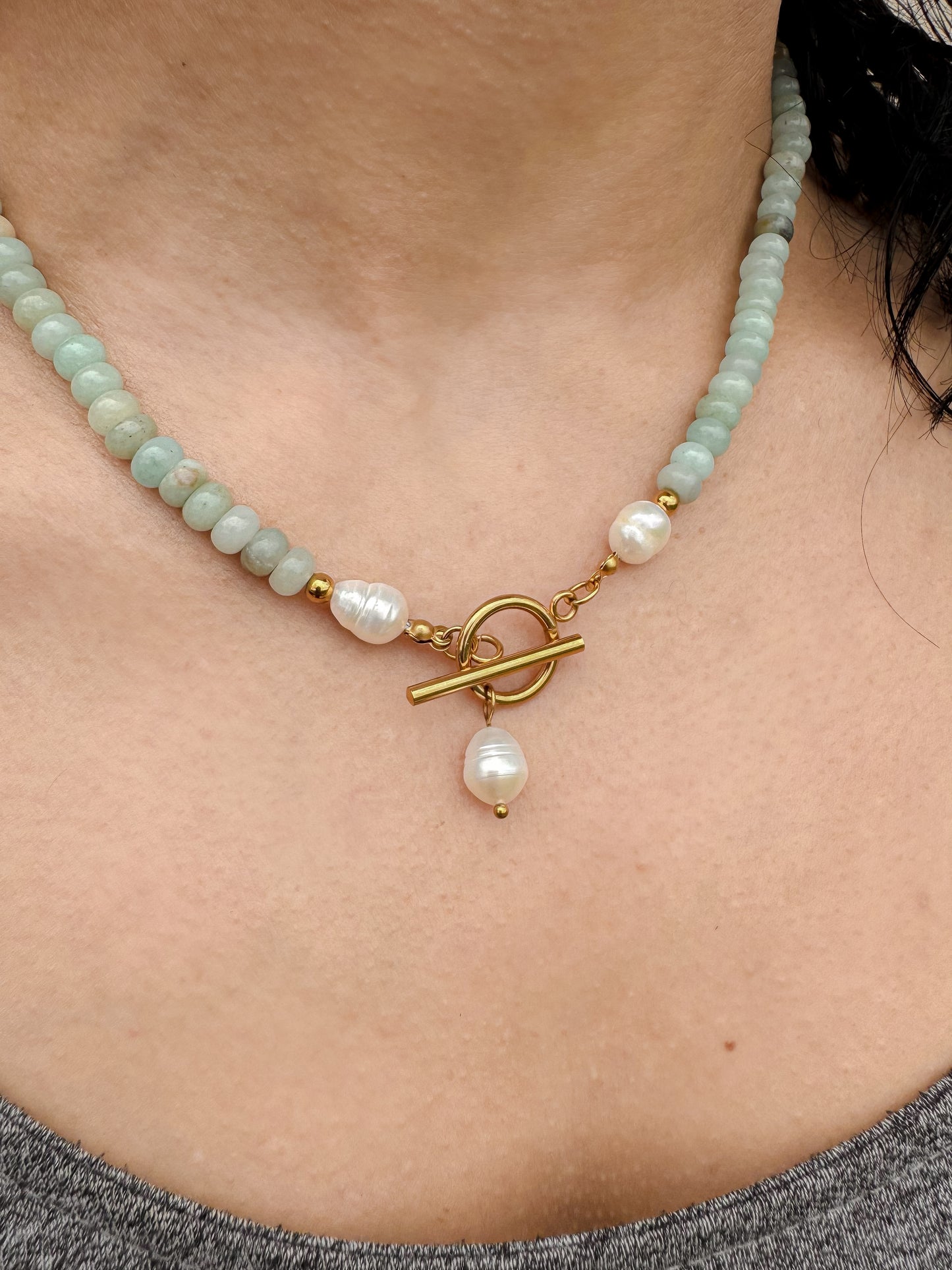 "Carnation" Bead Necklace