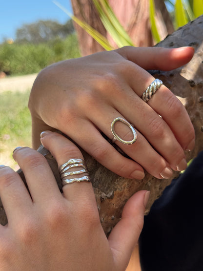 "Bluebell" Adjustable Ring