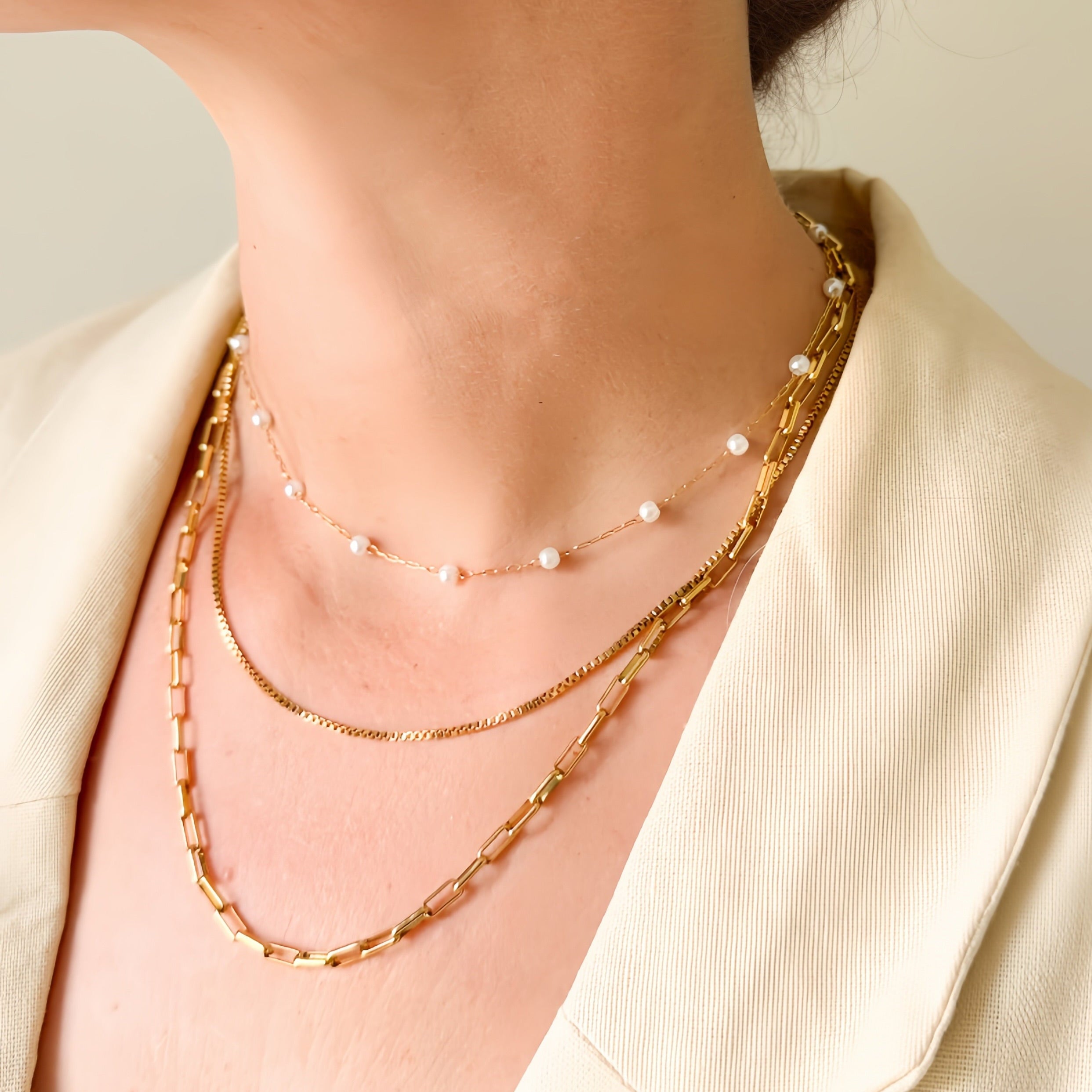 "Amaryllis" Pearl Necklace