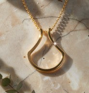 "Amaryllis" Ring Keeper Necklace