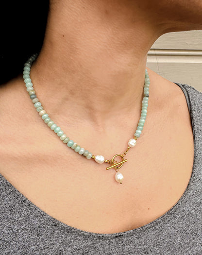 "Carnation" Bead Necklace