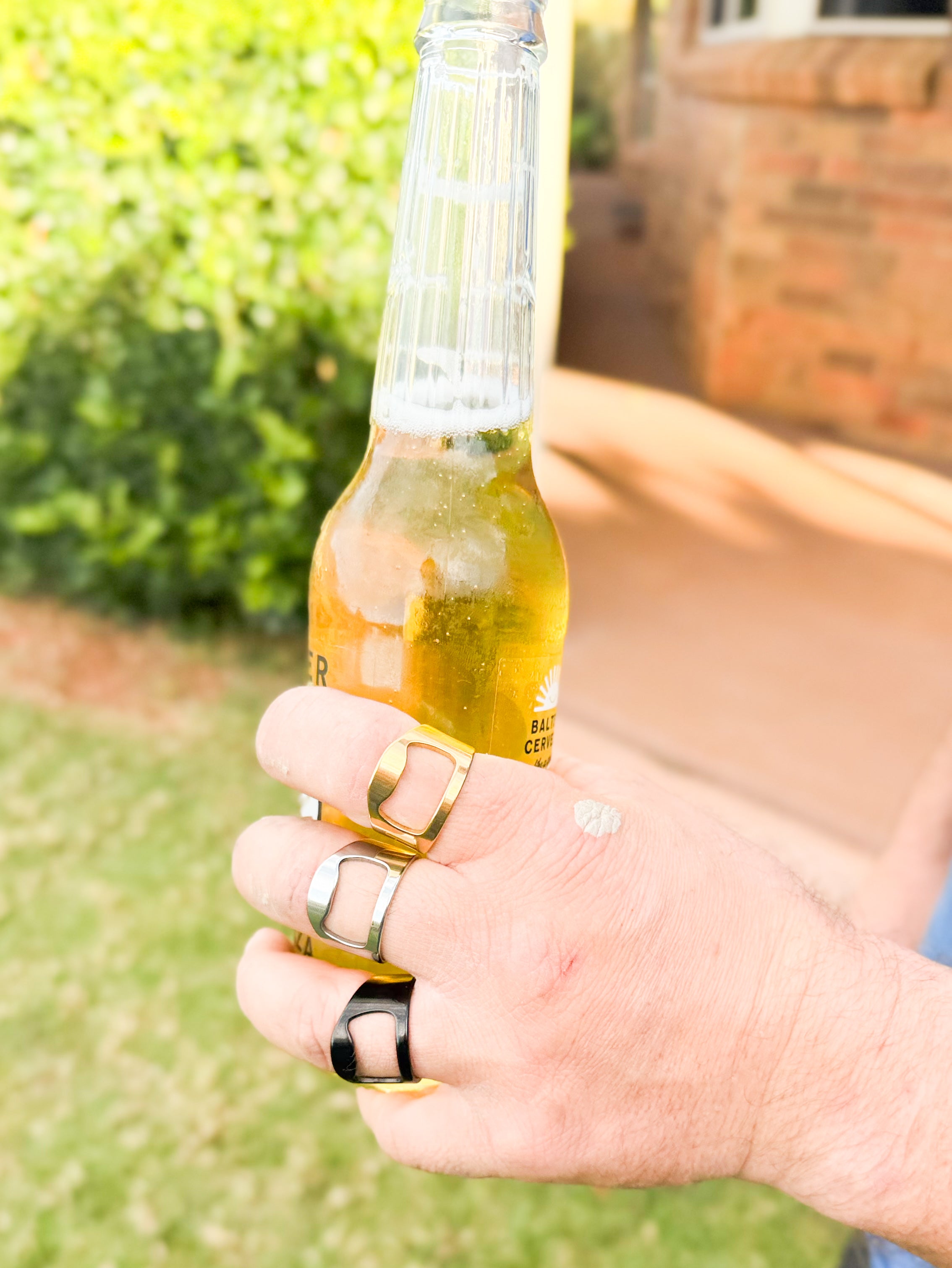"Hemlock" Bottle Opener Ring